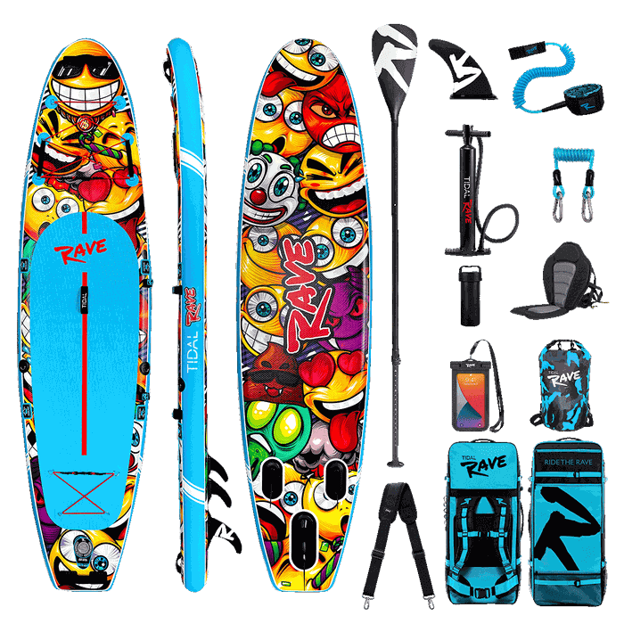Tidal Rave™ NEON - Inflatable Paddle Board ~ Smilez
