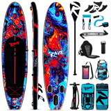 Tidal Rave™ ACRYLIC - Inflatable Paddle Board ~ Scorch