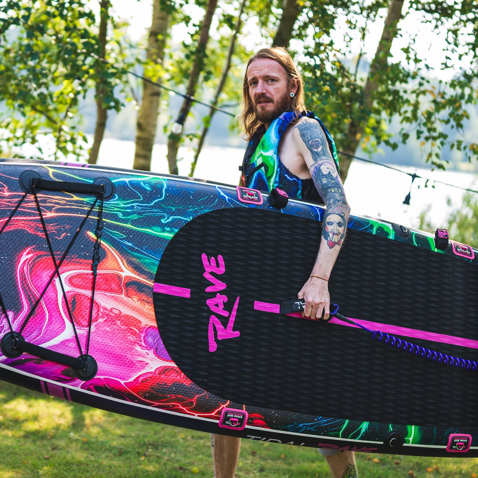 Tidal Rave™ ACRYLIC - 10'6 Inflatable Paddle Board ~ Infinity
