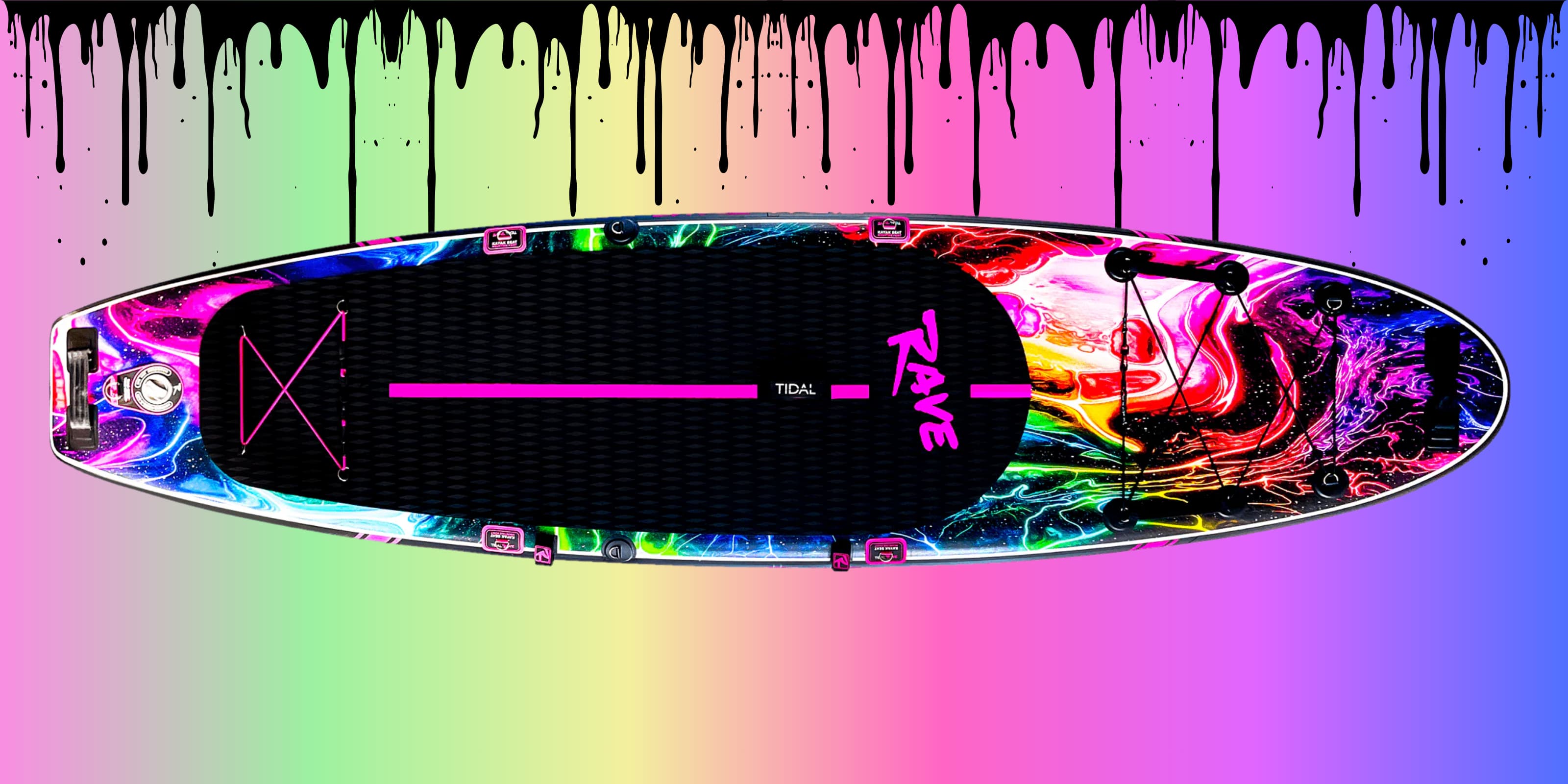 Tidal Rave™ ACRYLIC - 10'6 Inflatable Paddle Board ~ Infinity