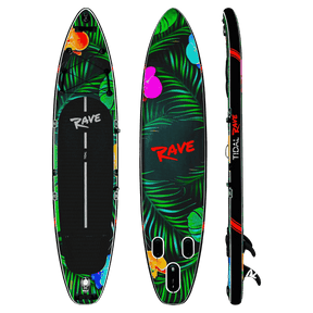 Tidal Rave™ NEON - Inflatable Paddle Board ~ Jungle