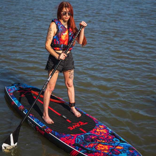 Tidal Rave™ ACRYLIC - Inflatable Paddle Board ~ Scorch