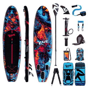 Tidal Rave™ ACRYLIC - Inflatable Paddle Board ~ Scorch