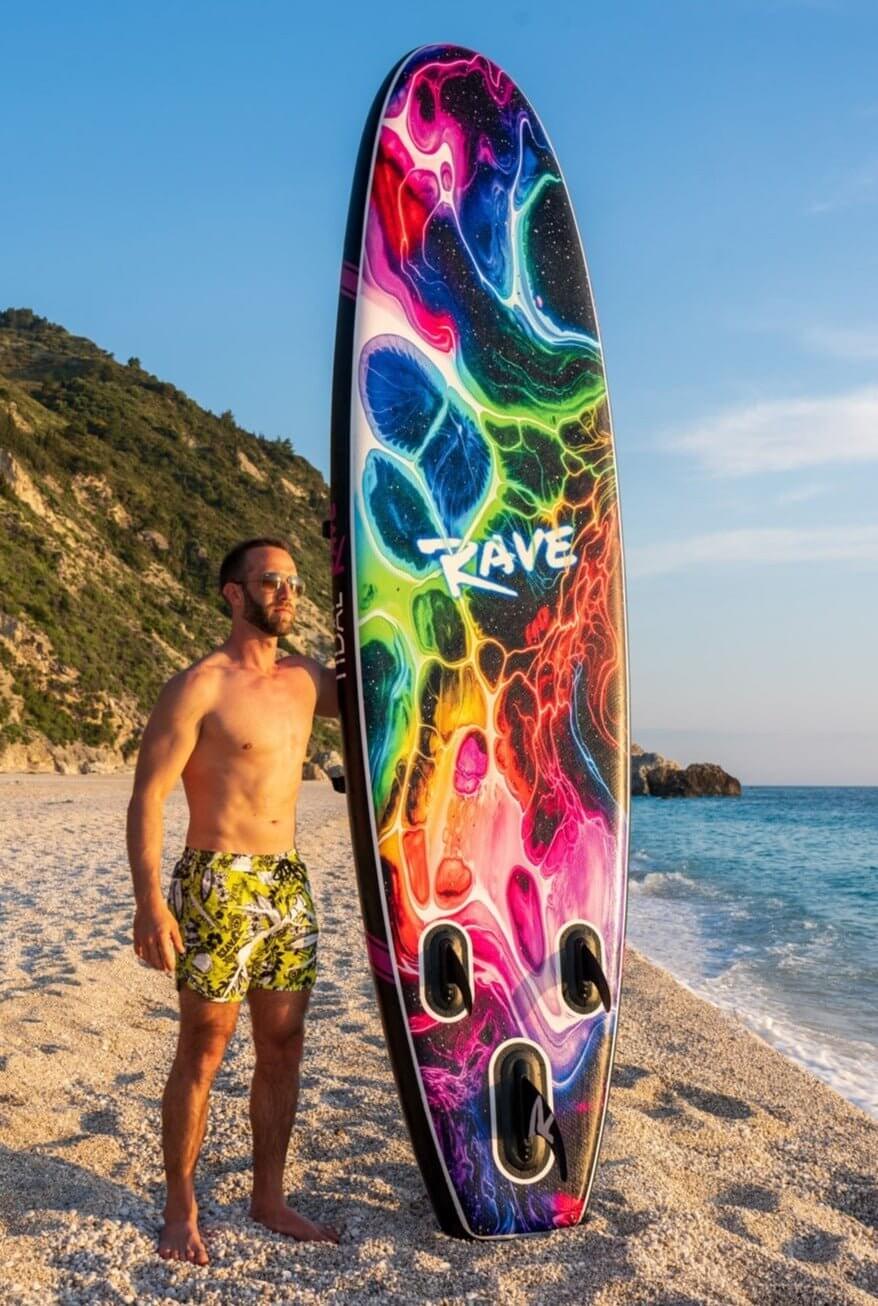 Tidal Rave™ ACRYLIC - 10’6 Inflatable Paddle Board ~ Infinity