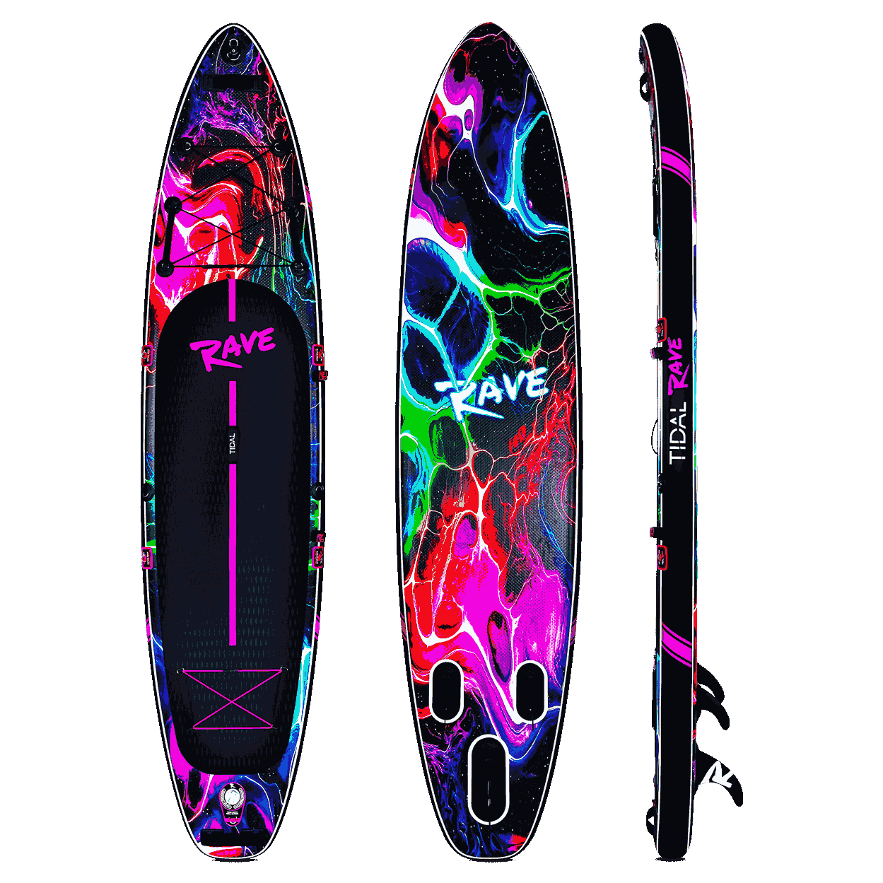 Tidal Rave™ ACRYLIC - 10’6 Inflatable Paddle Board ~ Infinity